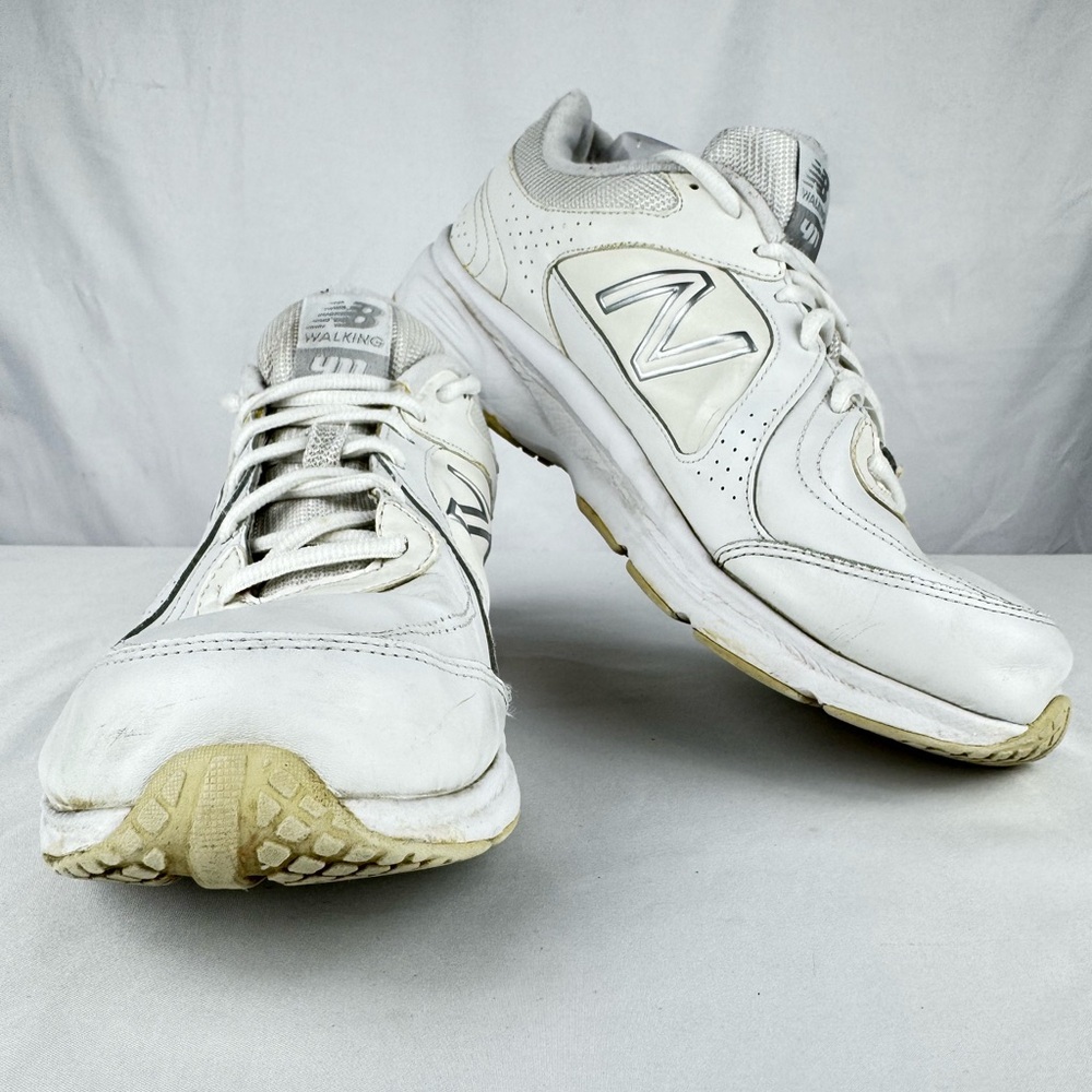 New Balance 411 Walking Shoes in White - Picture 1 of 8